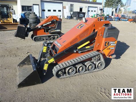 ditch witch sk755 stand behind skid steer|ditch witch stand on.